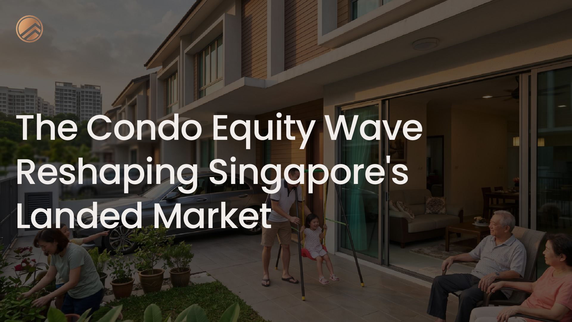 Singapore's landed market hit a four-year high in 2025 — but the buyer driving it isn't the HDB upgrader. Here's how condo equity is reshaping who gets in, and what it means for the property ladder.